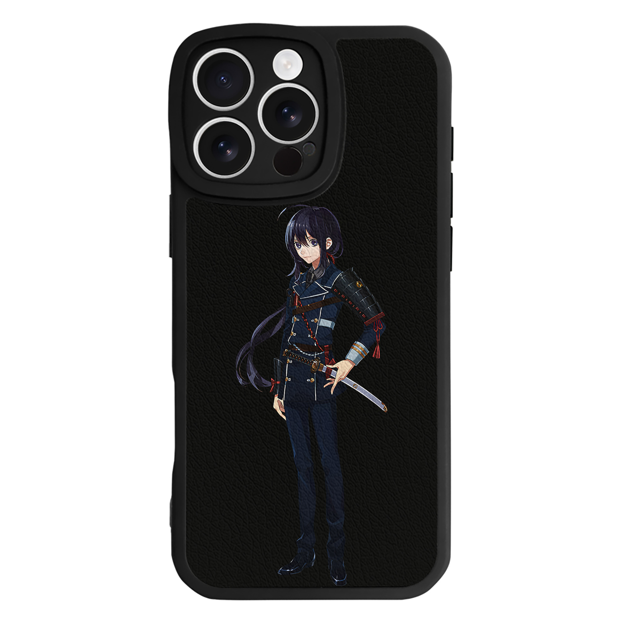 （画像用） 刀剣乱舞 Touken Ranbu 【iPhone 16シリーズ対応】シリコンスマホケース（レザー調） 材質：シリコン